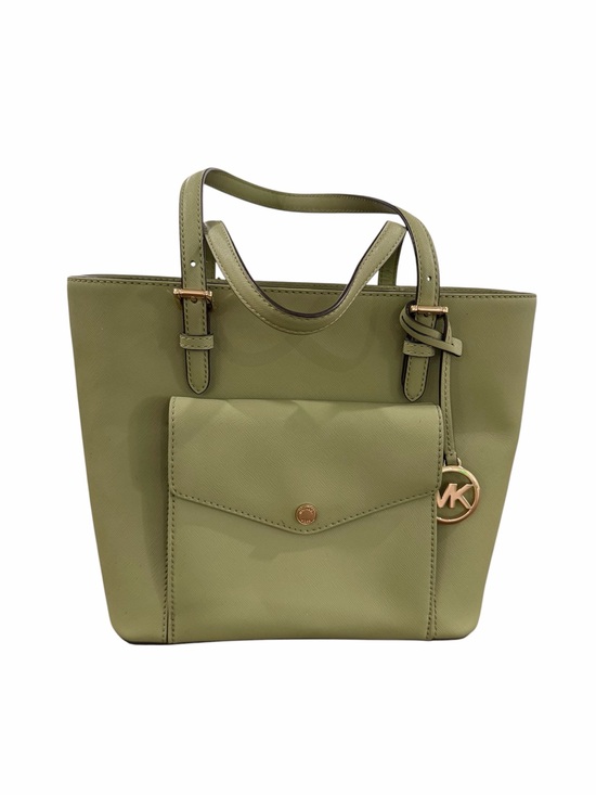 Michael Kors Handbags - Michael Kors Jet Set Multifunction Medium Pocket Tote Bag Light Sage Green /Gold